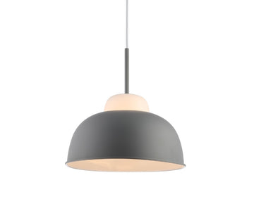 Simon 12" Adjustable Metal/Glass LED Pendant - JONATHAN Y